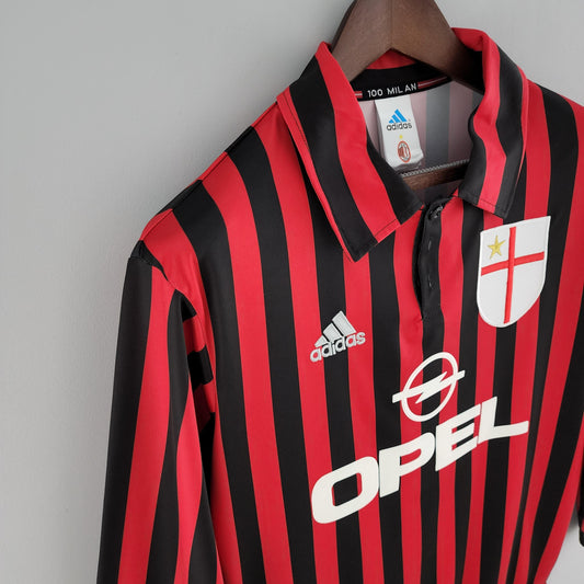 AC Milan 1999-00 Home Jersey -Full Sleeves