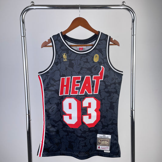 BAPE x M&N Collaboration Miami Heat Jersey