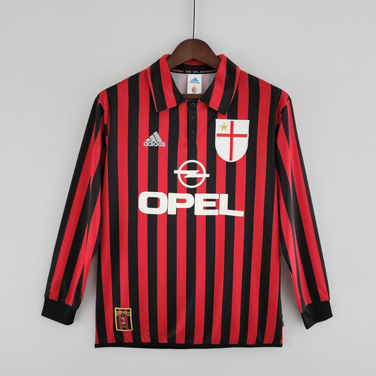 AC Milan 1999-00 Home Jersey -Full Sleeves