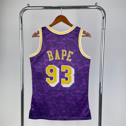 BAPE x M&N Collaboration Lakers Jersey